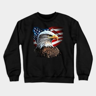 Patriotic Eagle Crewneck Sweatshirt